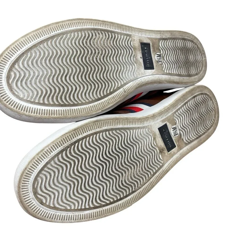 Tommy Hilfiger Lendal Sneakers Men's Athletic Brown Leather USA Size 9.5 - Picture 7 of 10